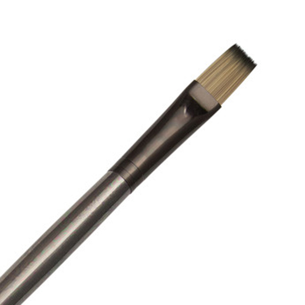 R&L Плоский пензель з удл. ворсом Zen 53F, синтетика, довга ручка, #6 