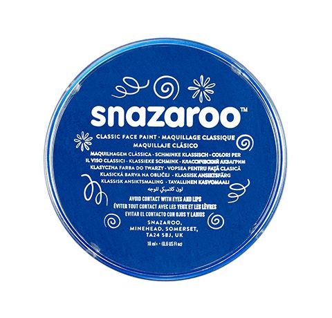Аквагрим для лица и тела Snazaroo Classic, темно-синий, 18 ml, №344