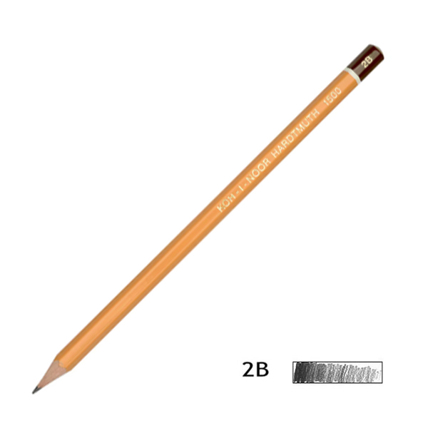 Олівець графітний 1500, Твердість 2B 