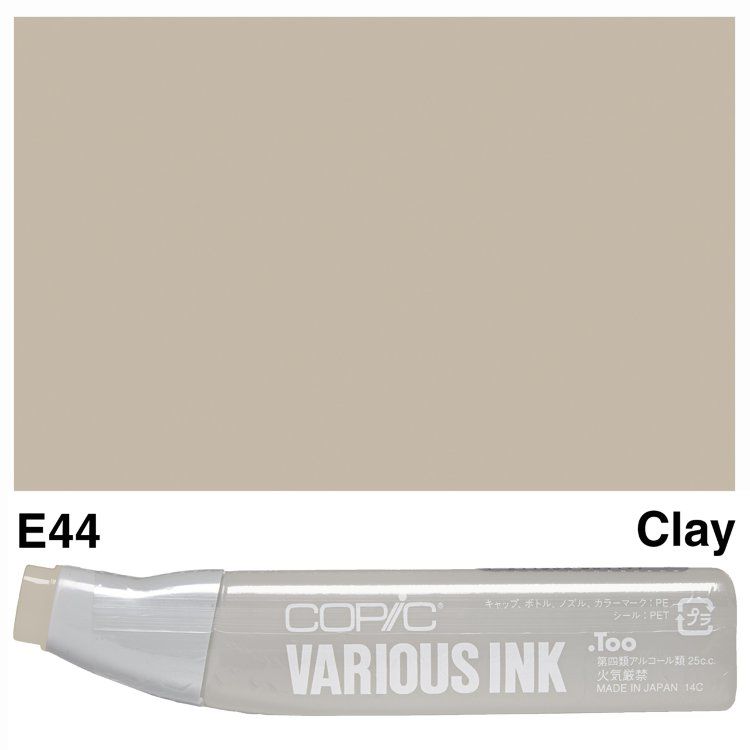 Чернила для маркеров Copic Various Ink, #E-44 Clay (Глиняний)