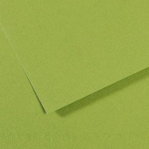 Папір для пастелі Canson Mi-Teintes 160 гр, 50x65 см, 475 ЯБЛОЧНО-ЗЕЛЕНИЙ (Apple green) 