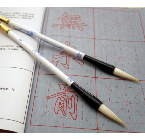 Пензлик для каліграфії №1, довга ручка 