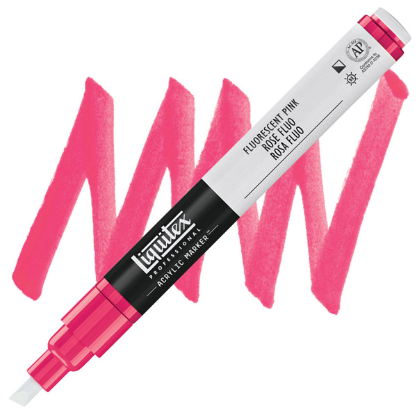 Liquitex акриловий маркер Paint Marker 2мм, #987 Fluorescent Pink (Флуоресцентний розовий) 