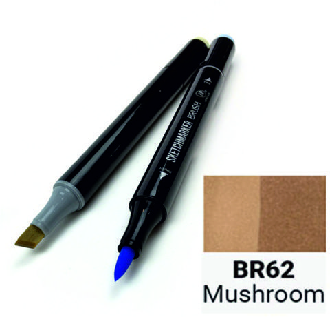 Маркер SKETCHMARKER BRUSH, колір ГРИБ (Mushroom) 2 пера: долото та м'яке, SMB-BR062 