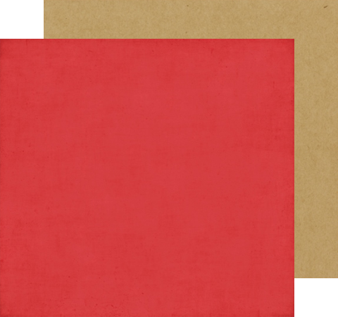 Бумага для скрапбукинга Red/Kraft, 30х30 см