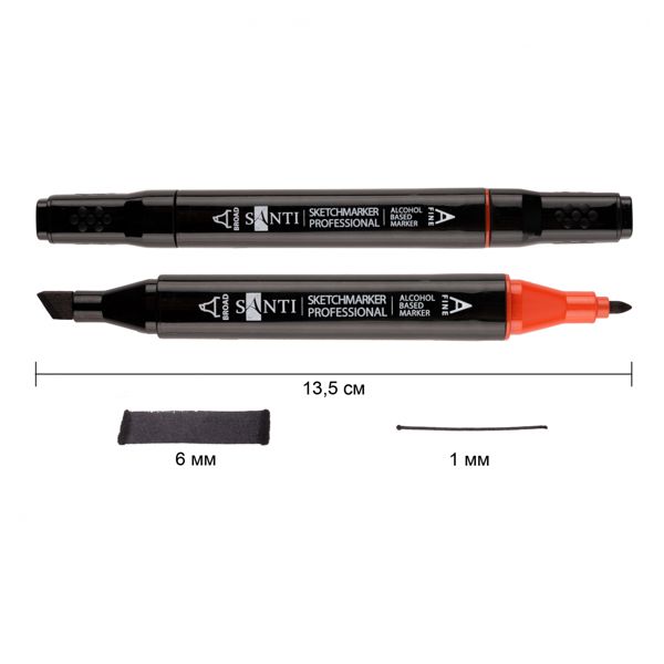 Набор спиртовых маркеров SANTI (60 маркеров + сумка органайзер) - фото 4