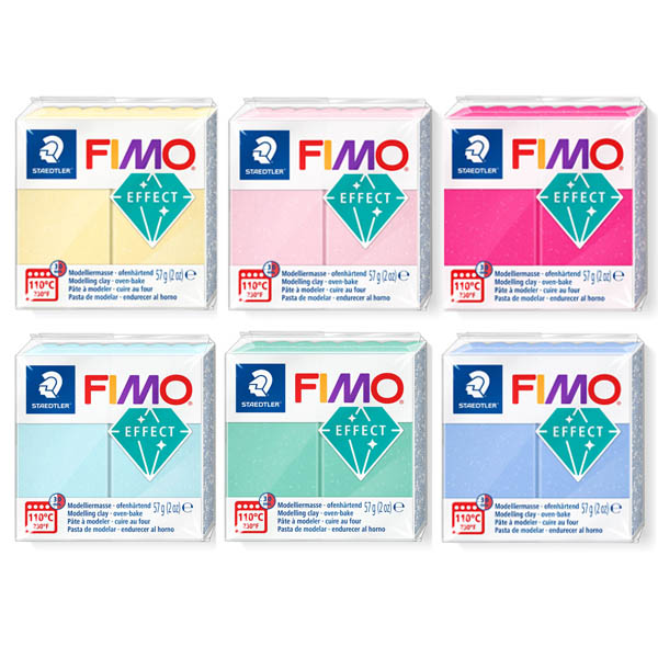 Пластика «FIMO Effect Gemstone», 56 г (7 цветов в ассортименте) - фото 1