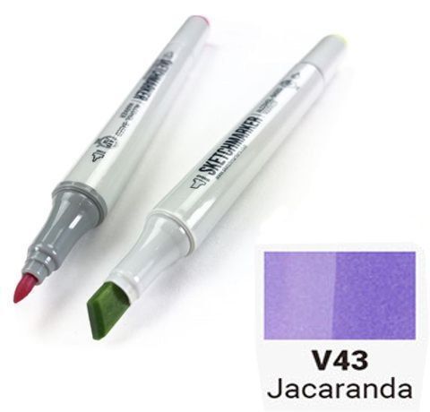 Маркер SKETCHMARKER, цвет ДЖАКАРАНДА  (Jacaranda) 2 пера: тонкое и долото, SM-V043