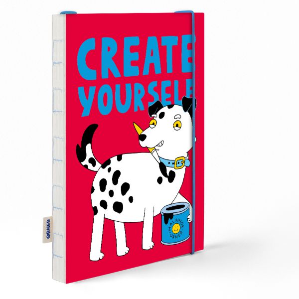 Скетчбук «Create yourself», Orner, А5, 150 г/м2, 120 арк. - фото 1
