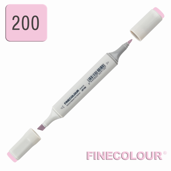 Маркер спиртовой Finecolour Sketchmarker 200 мягкий розовый RV200