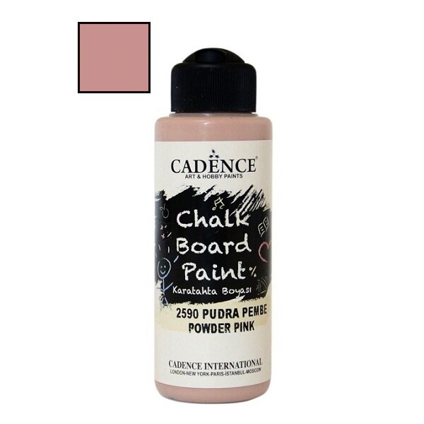 Акриловая краска для меловых досок «Chalkboard Paint» Cadence НЕЖНО-РОЗОВАЯ, 120 ml