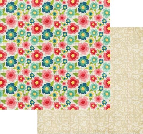 Бумага для скрапбукинга Echo Park Floral, 30х30 см