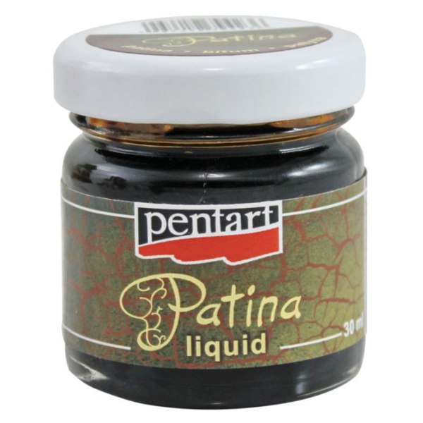 Жидкая патина Patina Liquid Pentart, коричневая, 30 ml
