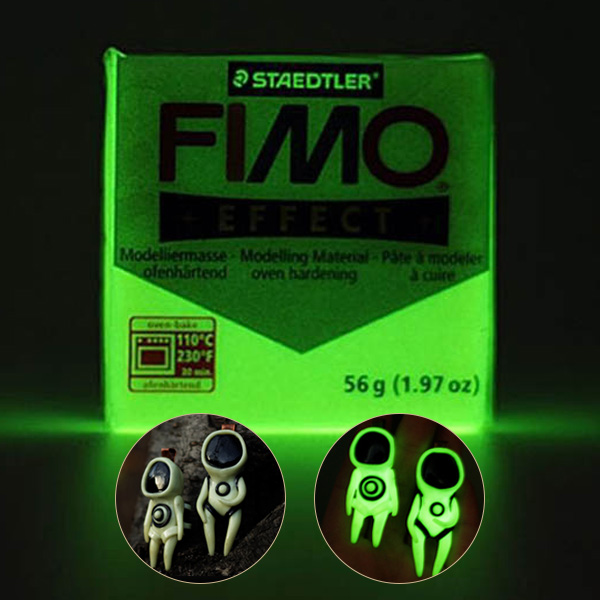 Пластика "FIMO Effect Translucent", 56 р. Колір: Люмінісцентний  - фото 2