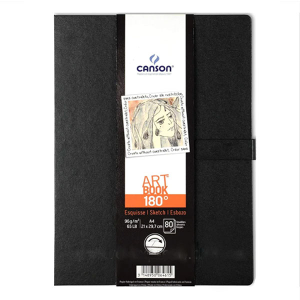Canson блокнот для скетча ARTBook «180», 96 г/кв.м, 21х27,9 см