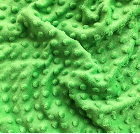 Плюш Minky зеленого кольору, відріз 50x40 см 