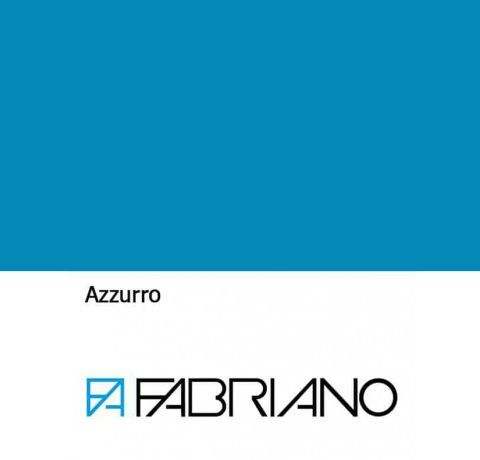 Бумага для дизайна Fabriano Colore B2 (50*70 см) 200г/м2, мелкое зерно, №33 AZURO (Синяя)