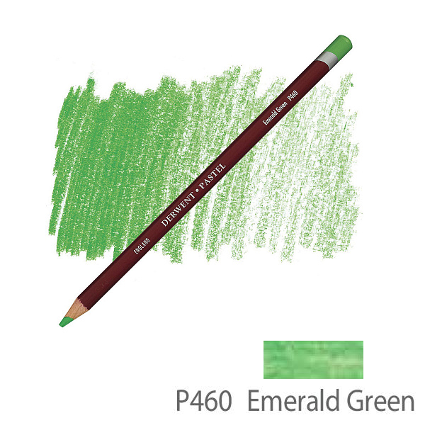 Карандаш пастельный Derwent Pastel (P460), Зеленый изумрудный.