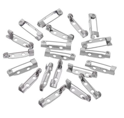 Основа для броши, платина, 20*5 мм