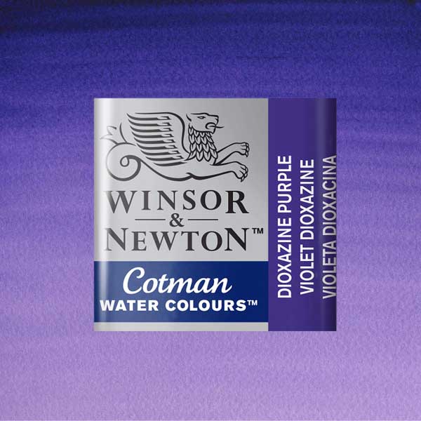 Winsor акварель Cotman Half Pan, № 231 Dioxazine Violet (Диоксазин фиолетовый)