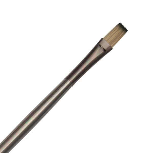 R&L Плоская кисть с удл. ворсом Zen 53F, синтетика, длинная ручка, #4