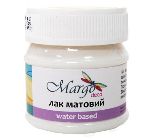 Матовый акриловый лак Margo, 50 ml
