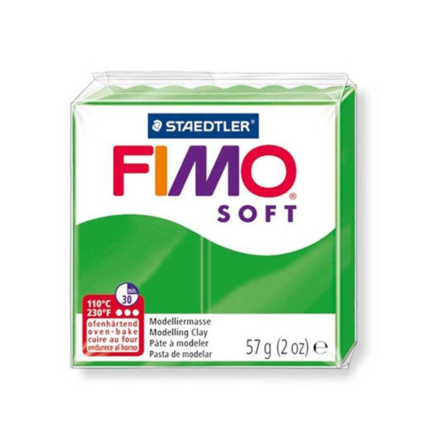Пластика "FIMO Soft", 56 р. Колір: Тропічний зелений №53 