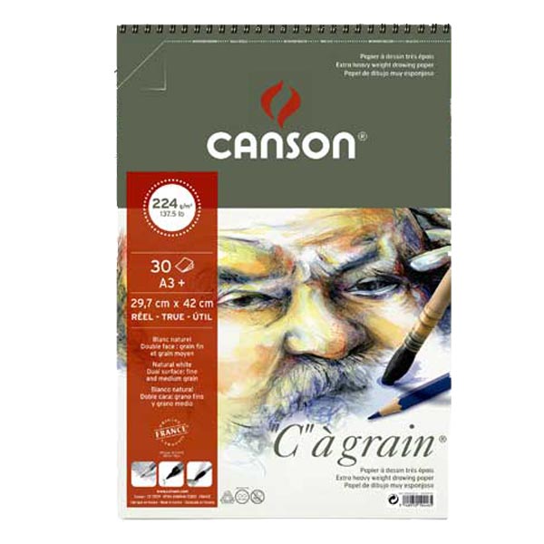 Альбом для ескізів та графіки Ca Grain, 224 g, А3, 20 л. Canson  - фото 1