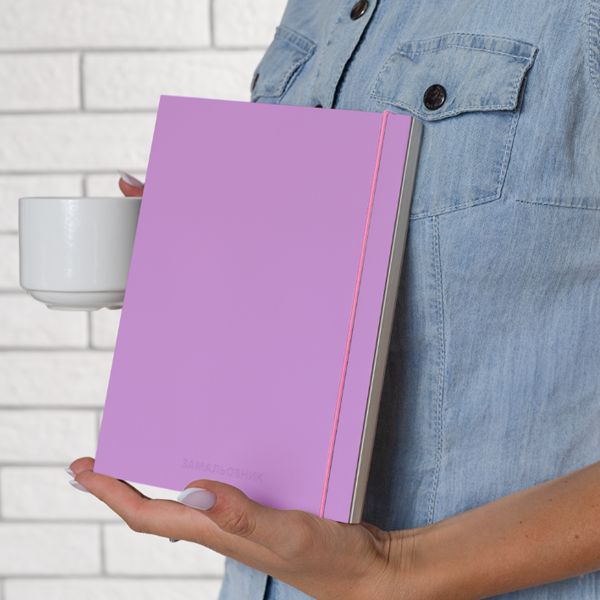 Скетчбук «Зарисовщик», Orner, А5, 150 г/м2, 120 л, ФИОЛЕТОВЫЙ - фото 8