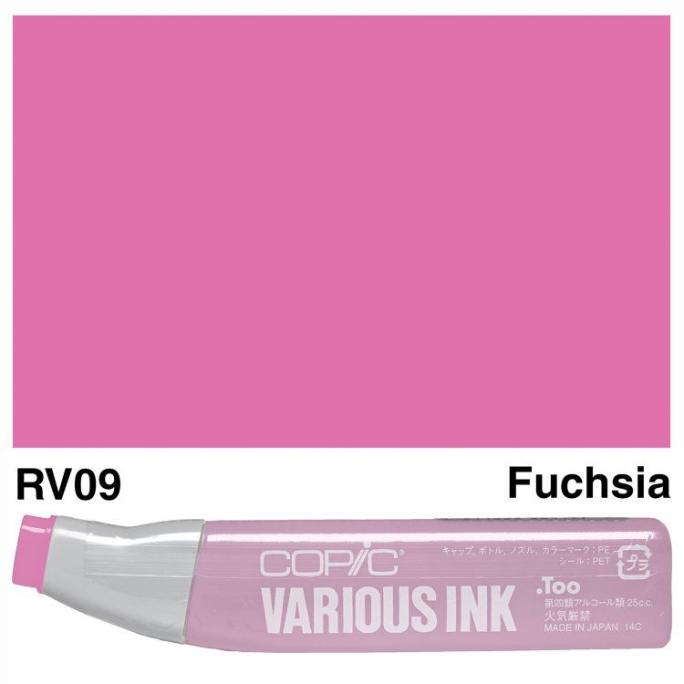 Чернила для маркеров Copic Various Ink, #RV-09 Pink (Рожевий)