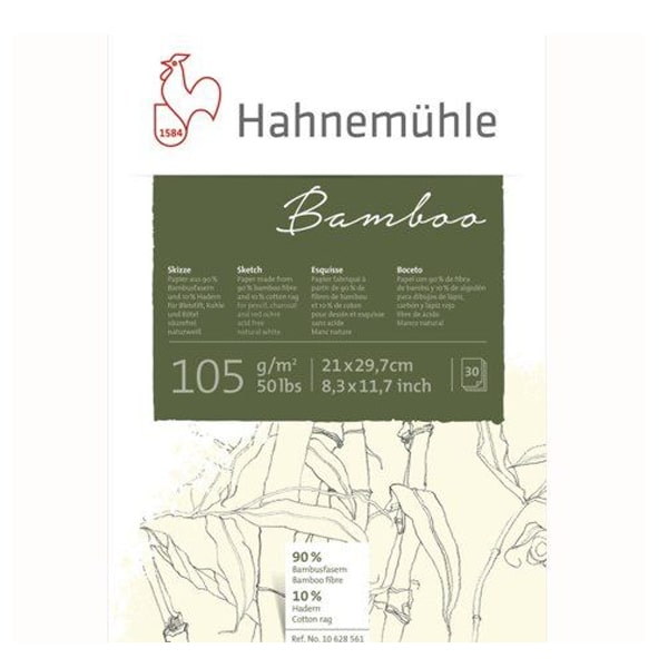 Альбом для набросков Hahnemuhle Sketch Bamboo, A5, 30 л, 105 г/м2 - фото 1