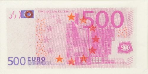 Салфетка 500 EURO (плат)