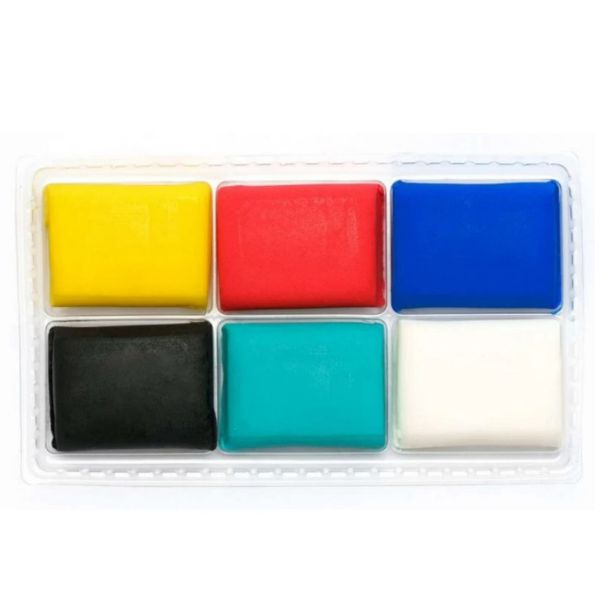 Набір полімерної глини "Школярик", 6 кольорів - фото 2