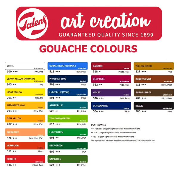 Набор гуашевых красок, ArtCreation, 24*12 ml, Royal Talens - фото 3