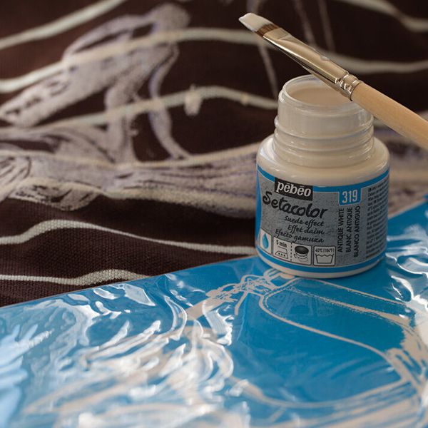 Краски акриловые для ткани Pebeo Setacolor Opaque с эффектом замши, 45 ml, ВЫБРАТЬ ЦВЕТ - фото 2