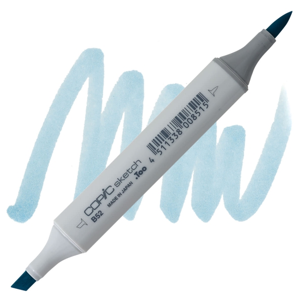 Copic маркер Sketch №B-52 Soft greenish blue (Ніжний синьо-Зелений) 