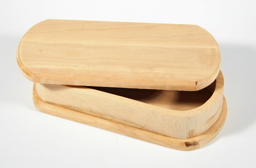 Деревянная шкатулка для декупажа «Лаванда», 21х10,5 см