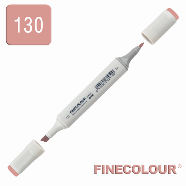 Маркер спиртовой Finecolour Sketchmarker 130 коричнево-розовый RV130