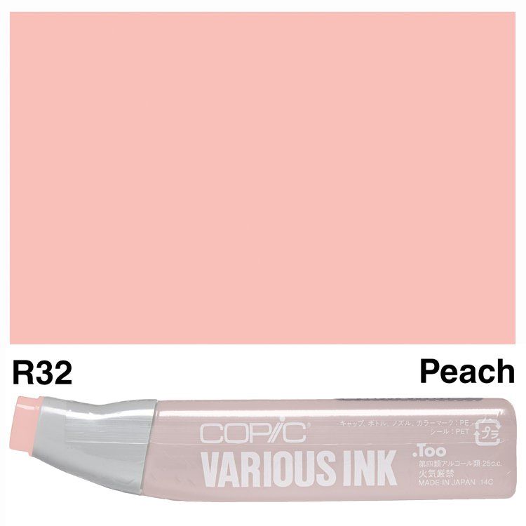 Чернила для маркеров Copic Various Ink, #R-32 Peach (Персиковий)
