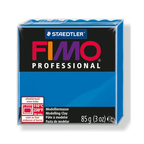 Пластика "FIMO Professional", 85 г. Колір: Синій 300 