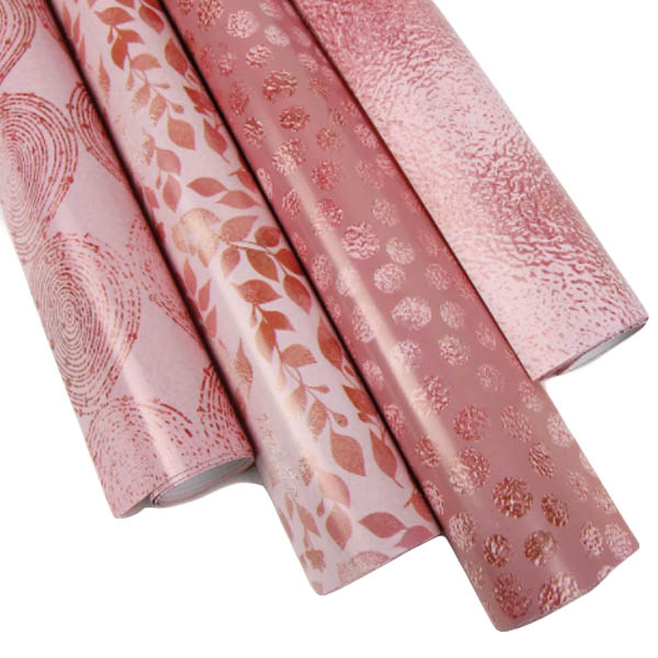 Упаковочная односторонняя бумага «Pink» 52х74 см, 70 гр/м, рисунок в ассортименте - фото 1