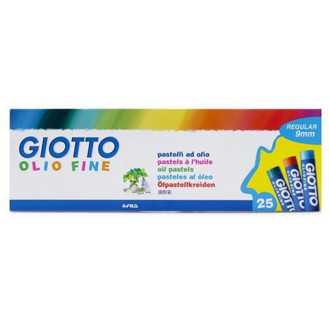 Масляная пастель GIOTTO OLIO FINE, d-9 мм, 25 цветов
