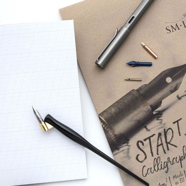Склейка для каліграфії та леттерингу STAR T SMILTAINIS А5, білий папір, 30л, 90г/м2  - фото 2