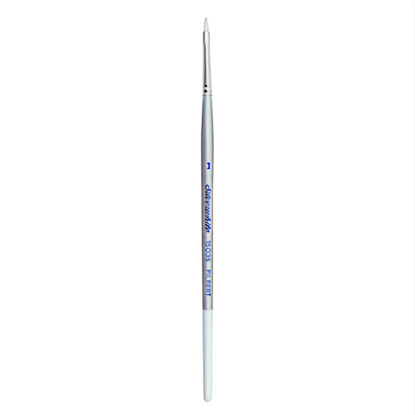 Пензель овальний Silver Brush, синтетика, к.р. SILVERWHITE 1503S. №1 (3 мм) 