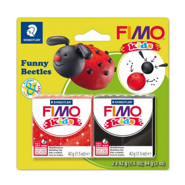 Набір для ліплення з полімерної глини FIMO Kids "Мила сонечко", 2 кол.*42 гр.  - фото 1