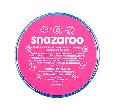 Аквагрим для обличчя та тіла Snazaroo Classic, яскраво-рожевий, 18 ml, №058 