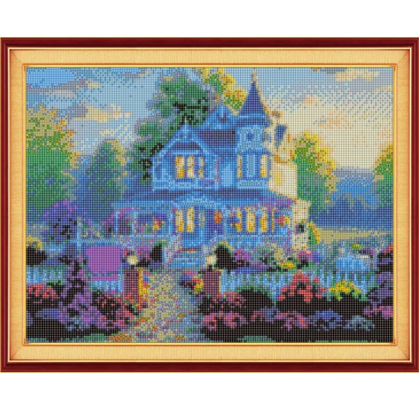 Алмазная мозаика на подрамнике SANTI «Дом мечты», 40х50 см - фото 2