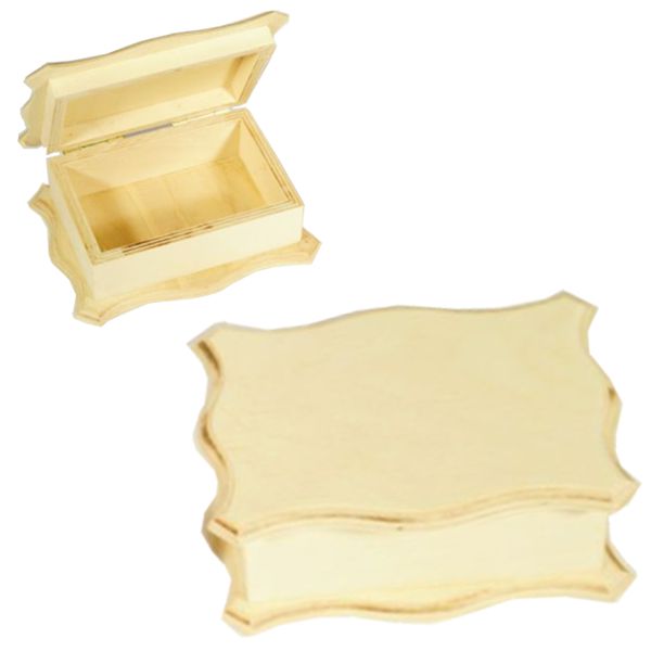 Дерев'яна скринька «Ажурна прямокутна», 15х20 см