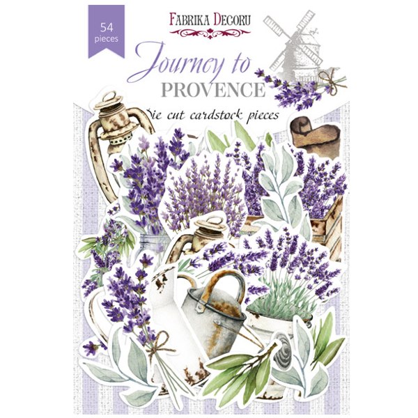 Набір висічок, колекція Journey to Provence Фабрика Декору, 54 шт/уп.  - фото 1