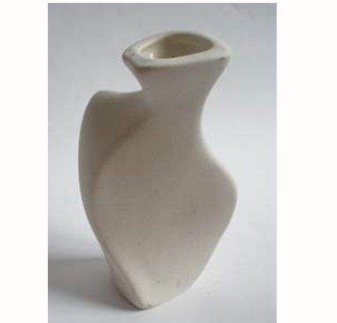 Керамическая ваза «Кривая мужское плечо» h-13 см
